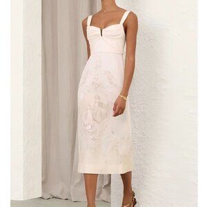 ZIMMERMANN Drape midi dress